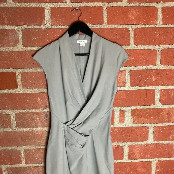 Grey Women's Helmut Lang Dress - Size 2 - Picture 1 of 7